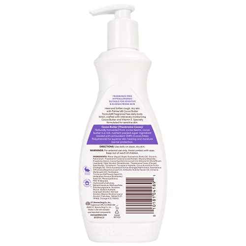 Palmer's Cocoa Butter Formula Daily Skin Therapy Fragrance Free Lotion for Dry Skin, Unscented Body Lotion, Pump Bottle, 13.5 Fl Oz (Pack of 3)
