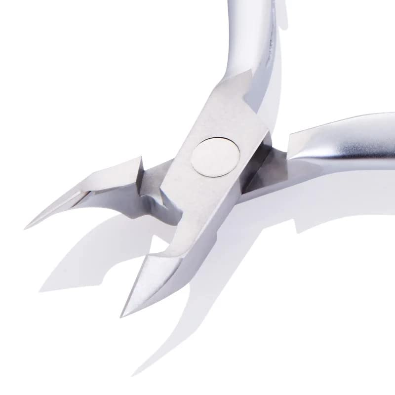 5 PCS Nghia Professional Stainless Steel Cuticle Nipper C-09 (D-09) Jaw 16 OsimihomeCuticle Cutter Trimmer Manicure Tools with 1 Spring– Perfect Nail Care Tool at Home/Spa/Saloon Gray