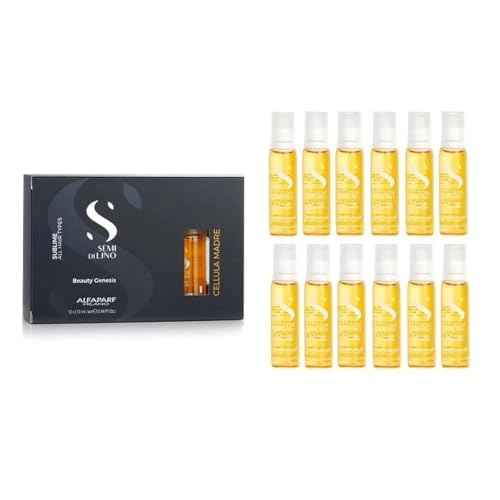 Alfaparf Milano Semi di Lino Cellula Madre Beauty Genesis and Glow Multiplier Set for Shine - Adds Remarkable Shine - For Beautifully Healthy Hair - Protects and Enhances Cosmetic Color