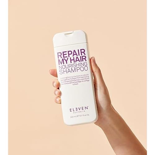 ELEVEN AUSTRALIA Repair My Hair Nourishing Shampoo for Women & Men - Sulfate Free Shampoo, Hydrating & Gentle, Strengthens Dry & Damaged Hair, Provides Deep Moisture, Color Safe Formula