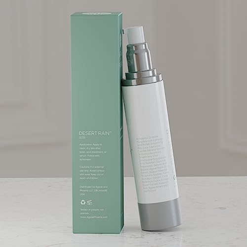 Desert Rain | Women's Daily Light Moisturizer for Sensitive, Dry & Oily Skin, Made with Hyaluronic Acid, Vitamin C & Natural Ingredients, Hydrating & Restoring Face Cream