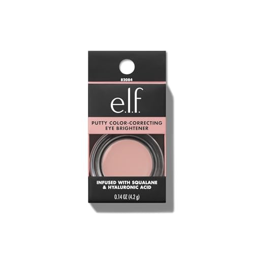 e.l.f. Putty Color-Correcting Eye Brightener, Under-eye Brightener & Primer Reduces Appearance Of Dark Circles, Vegan & Cruelty-Free, Fair