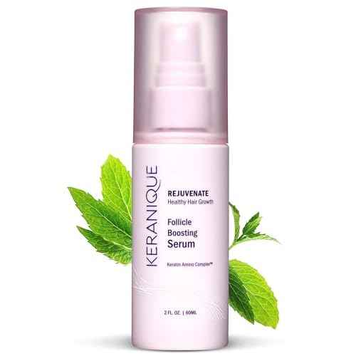 Keranique Follicle Booster - Keratin Enriched Hair Follicle Stimulator Spray for Thicker, Fuller Density Restoration