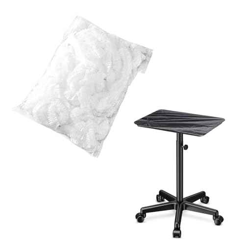 50 Pcs Disposable Tattoo Tray Covers,Salon Tray Cover,Transparent Contraction Tattoo Arm Rest Clean Plastic Pad Covers,Salon Table Station Machine Equipment Cover Wrap,Suitable for 18 x 13 Inch Trays