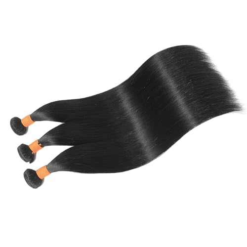 Straight Bundles Human Hair 22 24 26 Inch 3 Bundles 100% Unprocessed Brazilian Virgin Human Hair Straight Weave Bundles Natural Color