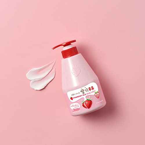 WELCOS KWAILNARA Strawberry Milk Body Lotion ? Deeply Hydrating & Lightweight Korean Body Lotion 560 g / 19.75 Fl. Oz