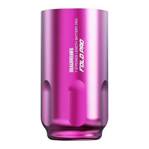 Mast Tattoo Gun Pen Machine Steel Grip for Fold Pro & Fold2 Pro Machine (Pink - 32mm)
