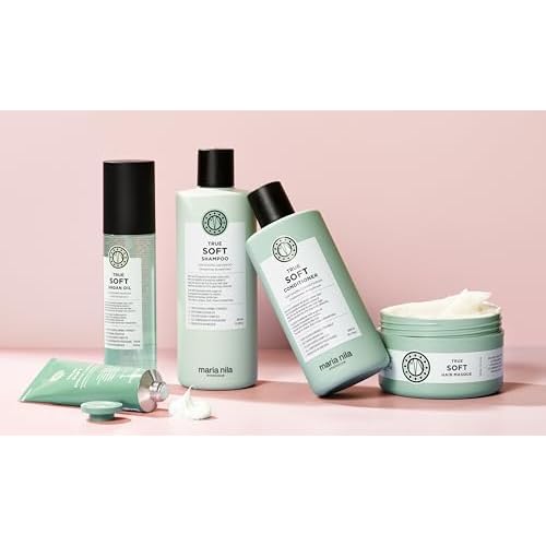 Maria Nila True Soft, Shampoo & Conditioner Set (2 x 16.9 Fl Oz), For Dry Hair, Argan Oil Remoisturises & Reduces Frizz, 100% Vegan & Sulfate/Paraben free