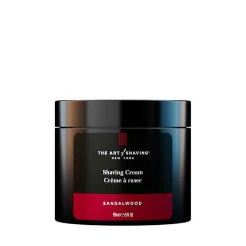 The Art of Shaving Sandalwood Shaving Cream for Men ? Protects Against Irritation and Razor Burn ? Hydrates and Nourishes Dry Skin ? Clinically Tested for Sensitive Skin ? 5 oz