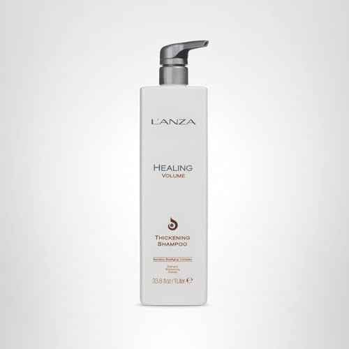 L'ANZA Healing Volume Thickening Shampoo, Boosts Shine, Volume, and Thickness for Fine and Flat Hair, Rich with Bamboo Bodifying Complex and Keratin (33.79 Fl Oz)