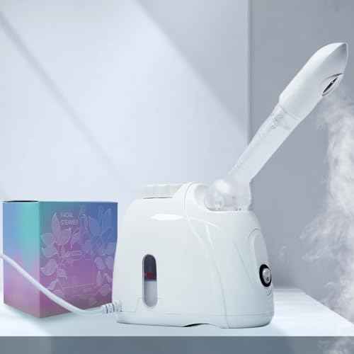 Facial Steamer Nanometer Fine Mist Face Steamer for Facial Deep Cleaning, 360¡ÆCan Rotate The Arm£¬10 Minute Home Facial Spa Mist, Design for Personal Care Use at Home Or Salon Barber