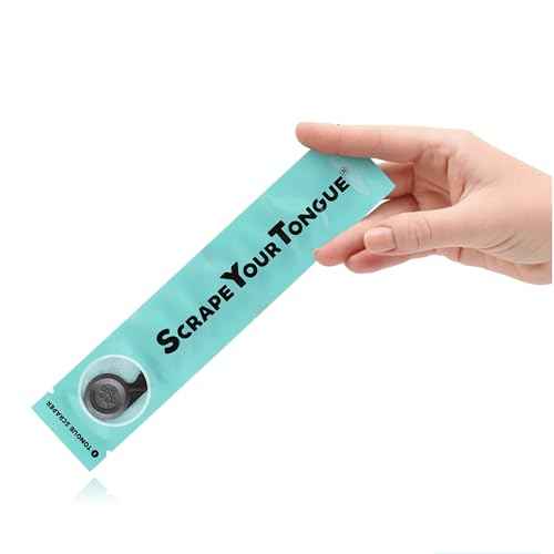 ScrapeYourTongue - #1 Daily Tongue Scraper for Oral Health. 100% Recyclable, Reusable, and Gag Proof Tongue Cleaner (1 Count (Pack of 1))