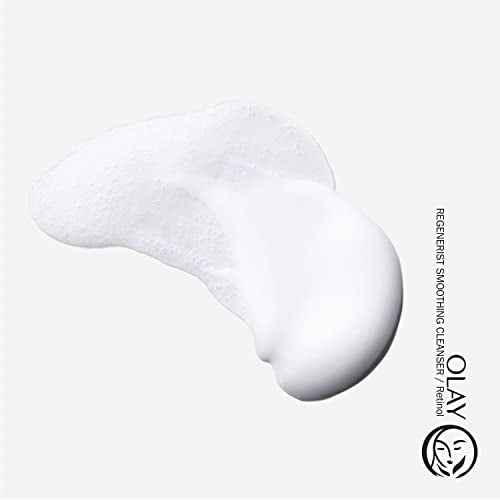 Olay Face Wash, Daily Facial Cleanser with Retinol, Peptides & Glycerin - Smoothing, Noursihes Skin Surface, Hydrates while Cleansing - Sulfate-Free, Paraben-Free, 16 Oz