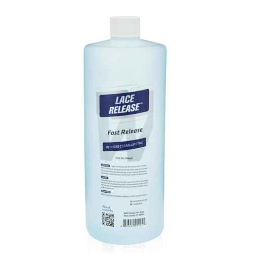 Walker Tape Lace Release Spray - Fast Release Tape in Extension Remover & Wig Glue Remover for Delicate Mesh Systems - Gentle on Skin Adhesive Remover - Effective Lace Glue for Wigs Remover - 32 oz