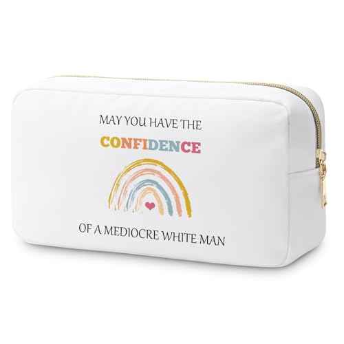 Inspirational Gifts for Women Feminist Makeup Bag Feminist Gift Female Empowerment Gifts Liberal Joke Gifts Cosmetic Bag Girls Power Gift Motivational Birthday Christmas Friendship Gift Travel Pouch