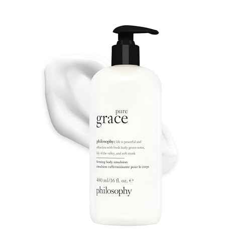 philosophy pure grace firming body emulsion- luxury scented body lotion- with shea butter & natural oils for fast absorbing hydration - skin feels soft and smooth