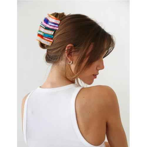 Book Hair Claw Clips for Women Girls, Funny Back to School Hair Clips Teachers Claw Clip Cute Hair Accessories for Teacher Students Appreciation Gifts