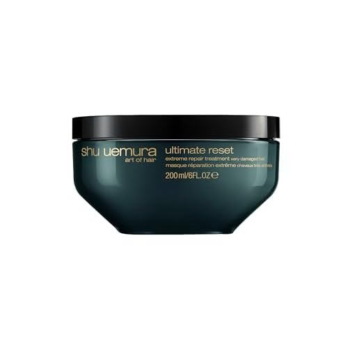shu uemura art of hair ultimate reset extreme repair hair mask - formulated with japanese rice extract to reduce split ends and breakage, deeply conditions and nourishes very damaged hair