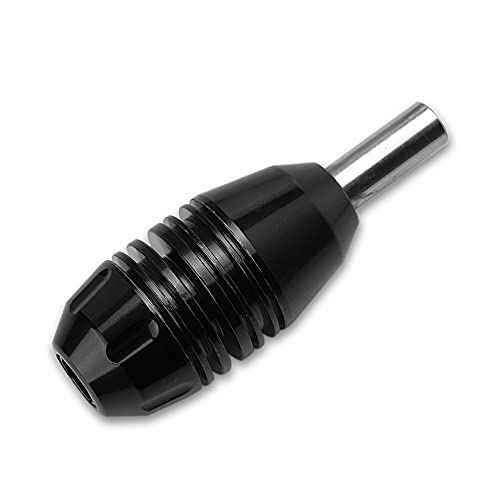 ATOMUS 24mm Tattoo Grip Handle - Aluminum Screw Lock Tattoo Needle Grip 2mm Thread - Non Slip Tattoo Machine Grip for Artists