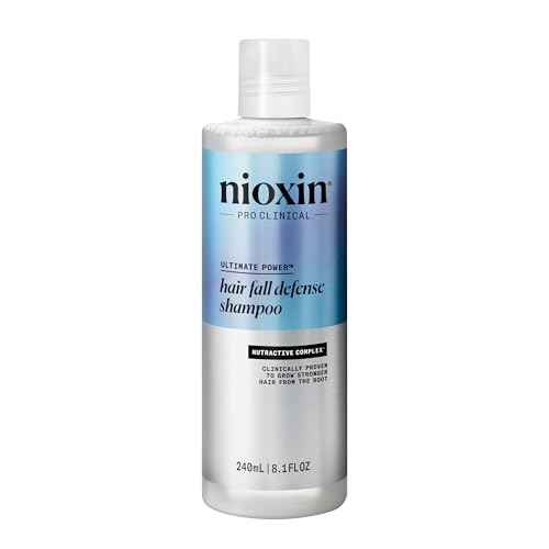 Nioxin Hair Fall Defense Shampoo | Activates Hair Follicles for Visibly Less Hair Loss| With Lauric Acid, Caffeine, Niacinamide and Sandalore