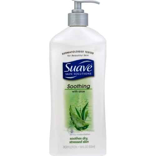 Suave Skin Solutions Body Lotion Soothing With Aloe 18oz