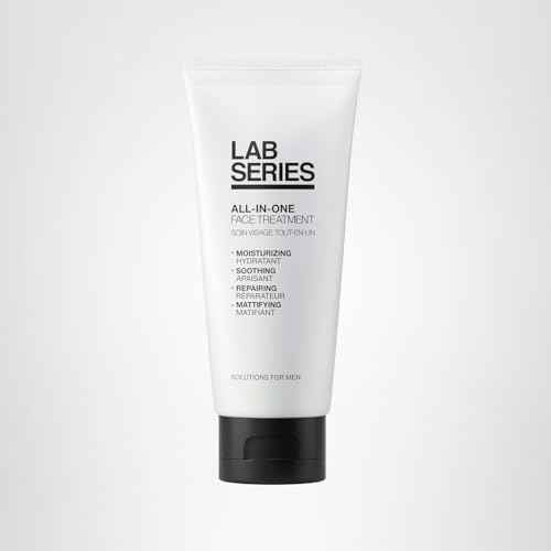 Lab Series Men's All-In-One Face Treatment - Face Moisturizer for Fine Lines & Wrinkles - Facial Lotion Skin Care for Men - With Hyaluronic Acid, 3.4 Fl Oz