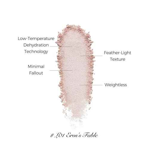 Flower Knows Little Angel Embossed Highlighter-Rosy Pearl Highlighter Powder,Dreamy Pink Shimmer,Long-Lasting Soft Ethereal Glow,Feather-Light,Soft Sculpting Velvet Finish(L01 Eros's Fable)