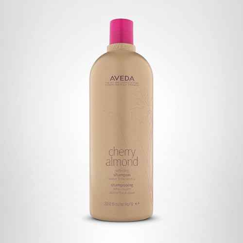 Aveda Cherry Almond Softening Shampoo | Gentle Daily Shampoo | for Normal to Dry Hair | 97% Naturally Derived* | Silicone Free | Iconic Cherry Almond Aroma of Tonka, Orange, Ylang Ylang, 33.8 Fl Oz