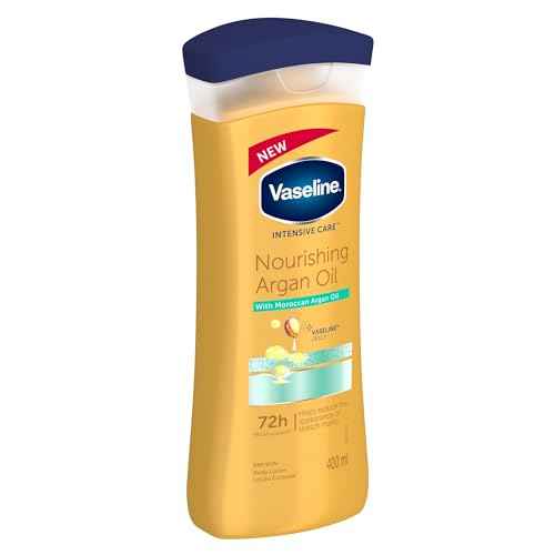 Vaseline Intensive Care Nourishing Argan Oil Lotion, 72h Protection, 400ml