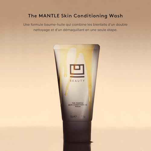 U Beauty The MANTLE Skin Conditioning Wash - Hydrating Facial Cleanser & Makeup Remover with Vitamin C + E, Fruit AHAs, and Hyaluronic Acid for Clean, Refreshed and Hydrated-Looking Skin - 5.0 fl oz
