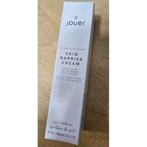 Jouer Skin Barrier Cream - Skin Barrier Repair Moisturizer - Hydrating Hyaluronic Acid DD Cream - Wrinkle Cream - Anti Aging Night Face Cream with Alpha Lipoic Acid and Coq10-2 oz