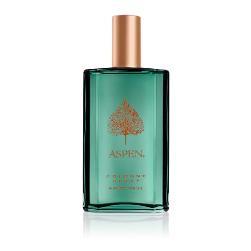 Aspen Cologne Spray, Vegan Formula, Cologne Spray, Woody Spicy Scent, 118 ml (4oz)