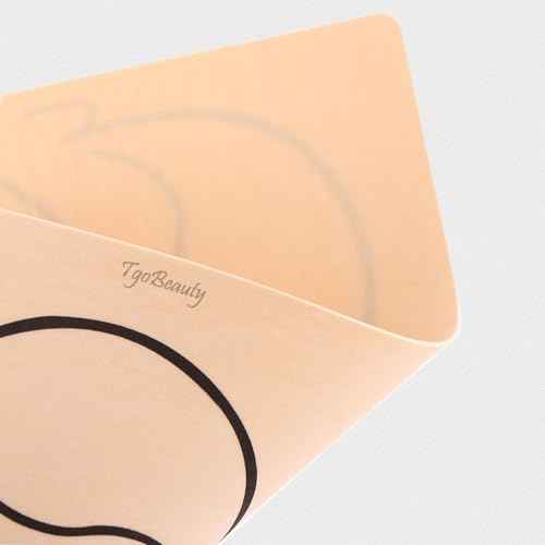 3pieces Single Side Silicone Scalp Microblading Practice Skin Bald Head Tattoo Practice Skin for SMP Scalp Micropigmentation Practice (Front Face-Pink Skin)