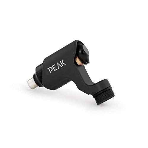 Peak - Tanza Rotary Tattoo Machine with Axi Grip - Black - Professional Cartridge Tattoo Machine, Lightweight Aluminum Design with Included Axi Grips