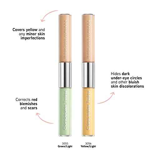 Physicians Formula Cream Dual-Ended Concealer Stick Yellow/Light, Neutralizing, Dark Circles, Scars, Blemishes, Eyes