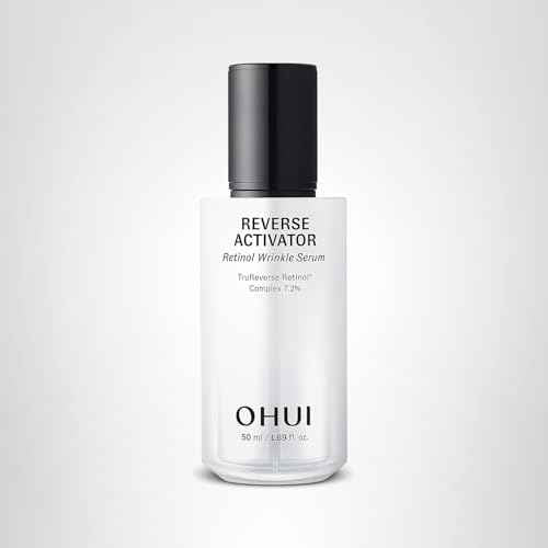 O HUI Reverse Activator Retinol Fine Wrinkle Serum | Korean Skin Care | Comfortable Retinol Serum for Face | Minimal to no irritation | Peptide | Fine Lines & Wrinkles Visibly Reduced by 45%*