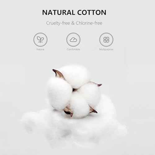 1200pcs Precision Tip Cotton Swabs for Makeup, Bamboo Sticks and Double Pointed