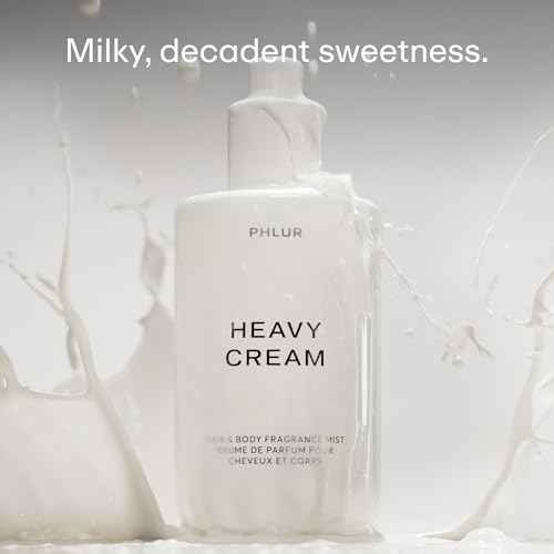 PHLUR Heavy Cream Body Mist ? Hair and Body Mist & Body Spray Marshmallow, Whipped Cream, Jasmine, Coconut & Vanilla Body Spray (8 FL Oz)