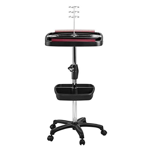 DOMPEL Mega Hair Trolley Station Model 501 | Stylish and Functional Hair Salon Organizer with Extra Storage Space