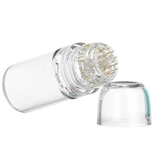 Serum Applicator Hydra Roller Derma Stamp 0.25mm - 20 Titanium Microneedling Roller Stamp (Serum is Not Included)