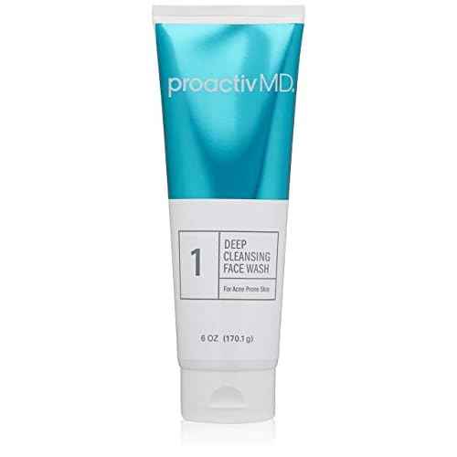 Proactiv MD Exfoliating Face Wash, Gentle and Hydrating Facial Cleanser and Acne Treatment for Sensitive Skin, 6 Oz Clear Unscented