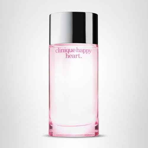 Clinique Happy Heart Eau de Parfum Spray | Notes of Mandarin, Cucumber, Yellow Primrose, Water Hyacinth + Blonde Wood | Perfumes for Women, 3.4 Fl Oz