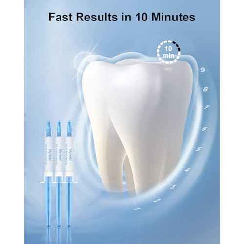 MySmile Teeth Whitening Gel Pen Refill Pack, 3 Non-Sensitive Teeth Whitening Pen, Deluxe Teeth Whitener Dental Grade Tooth Whitening Gel with Carbamide Peroxide for Home, 10 min Fast Result