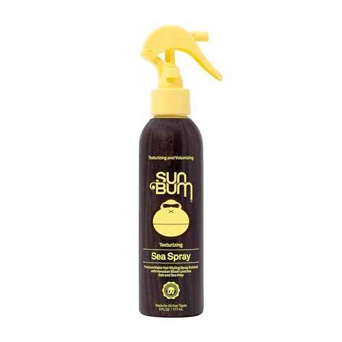 Sun Bum Sea Spray | Texturizing and Volumizing Sea Salt Spray | UV Protection With a Matte Finish | Medium Hold | For All Hair Types | 6 FL OZ Bottle