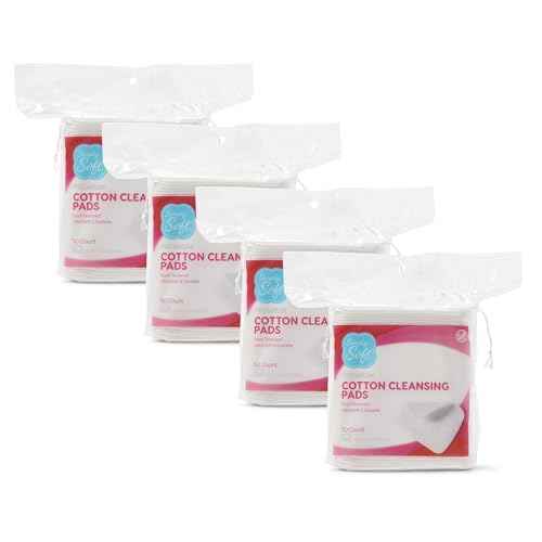 Simply Soft Premium Jumbo Cotton Cleansing Pads, 100% Pure Cotton, Large 3.5 x 4.5 Cotton Pads (200 Count)