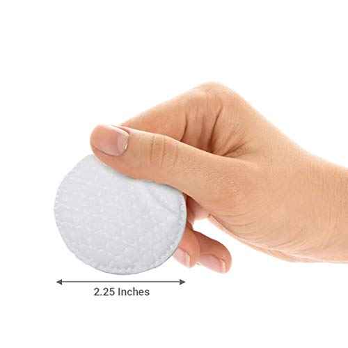 ForPro Premium Stitched Cotton Rounds, 100% Pure Cotton Pads for Removing Makeup, Nail Polish, and Cleansing Face, Pack of 6, Counts 600
