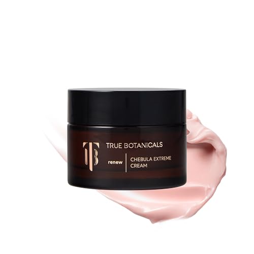 True Botanicals Chebula Extreme Cream | Anti-Aging Moisturizer w/Hyaluronic Acid | Treats Fine Lines & Wrinkles | Dry & Sensitive Skin | Dermatologist Tested, All Natural, Vegan | 1.7 oz | 50 ml