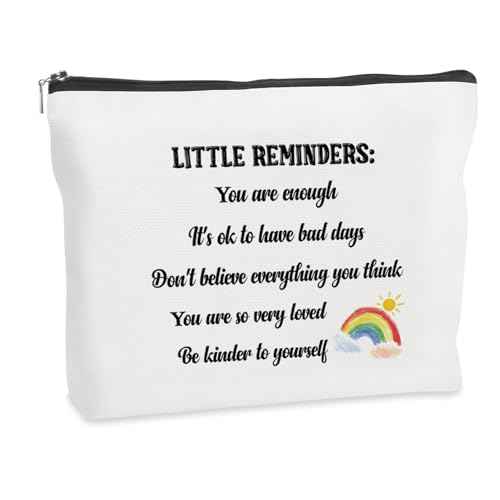 Inspirational Gifts Encouragement Motivational You Are Loved Positivity Emotional Support Stress Relief Cancer Patients Bereavement Sentimental Makeup Bag Christmas Gifts To Cheer Someone Up for Women