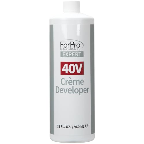 ForPro Expert 40 Volume Cr?me Developer for Hair Lightening, Gray Coverage & Color Deposit with Maximum Lift, 32 Fl Oz