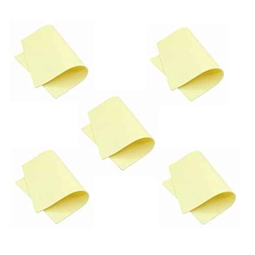 5pcs Tattoo Skin Practice 3MM Thick 8x12" Blank Double Sides Soft Silicone Pads Fake Skin Tattooing Microblading Practice Skin for Tattoo Supplies